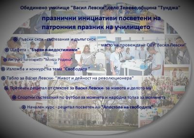 Празнични инициативи посветени на патронния празник на училището  1