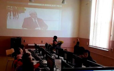12 Април  - Международен Ден на авиацията и космонавтиката в ОбУ "Васил Левски", село Тенево, община "Тунджа". 1