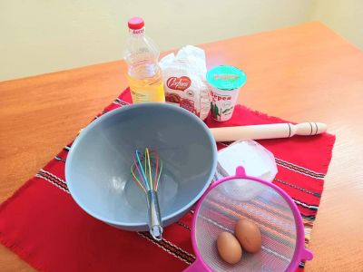 Баница със спанак, сирене и масло  3